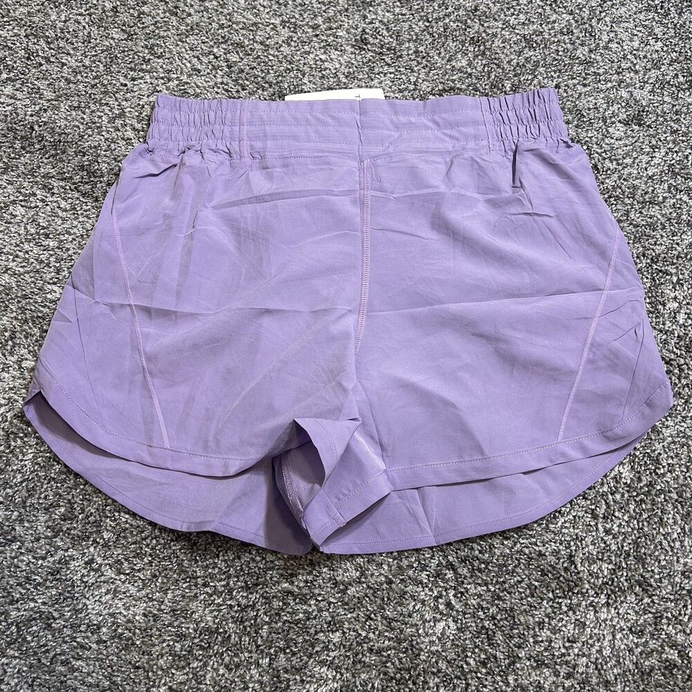 Adreamly Women's Shorts size Medium Purple Flowy with Underwear Lining
